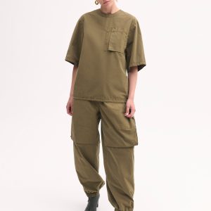 1150SGDP-PF25 GARMET DYED COTTON 301 OLIVE