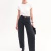 Fitted Tee in Cotton Jersey - White