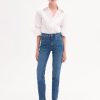 High Rise Jean in Denim - Indigo