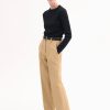 Straight Leg Trouser - Camel