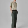 Cropped Flared Pant - Pistachio