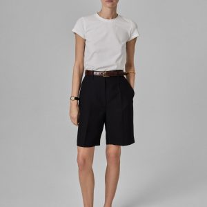 Tailored Bermuda Shorts - Black