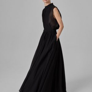 Crinoline Double Layer Skirt - Black
